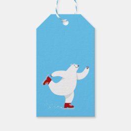 氷上の北極熊 ギフトタグ