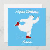 氷上の北極熊 シーズンカード (正面/裏面)