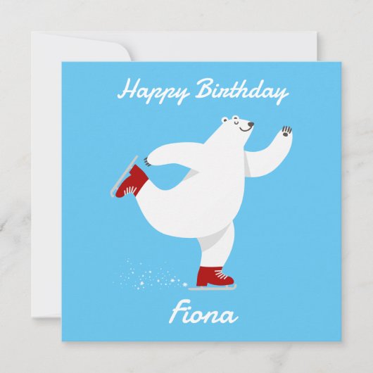 氷上の北極熊 シーズンカード (正面)