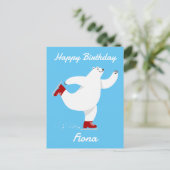 氷上の北極熊 シーズンポストカード (スタンド正面)