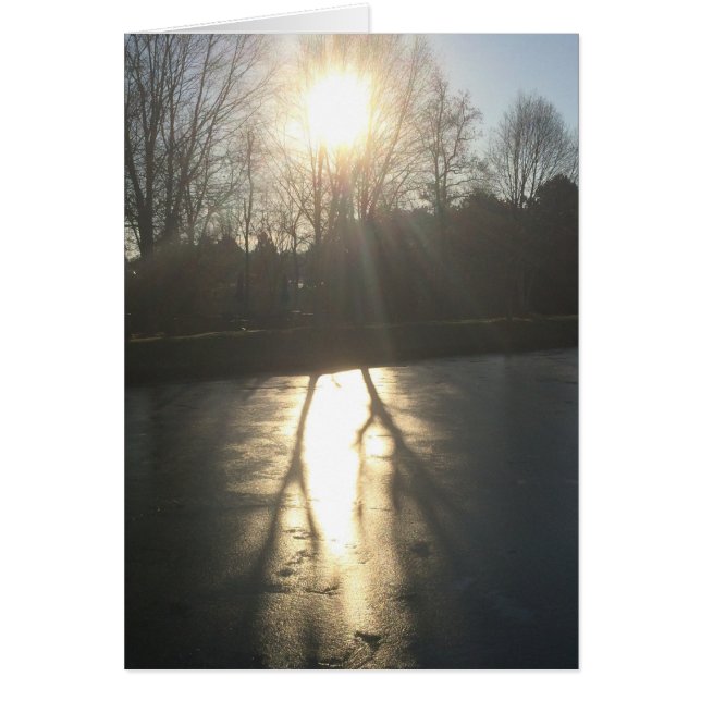 氷上の影、カード (正面)