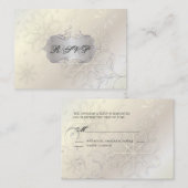氷上の雪の結晶が返事をくれる、丸々太った名刺がビジネスカードをくれる エンクロージャーカード (正面/裏面)
