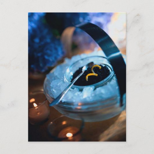 氷上はがきキャビア ポストカード (正面)