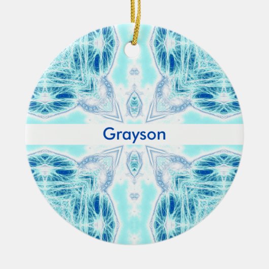 氷上セラミックオーナメント セラミックオーナメント (正面)