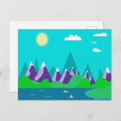 氷上山はがき ポストカード (正面/裏面)