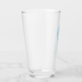氷冠を持つ青い氷の冬の女王 タンブラーグラス (右)