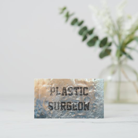 氷凍ってい形外科医名刺 名刺 (スタンド正面)