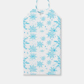 氷凍ってい結晶スノーフレーク・ギフトラベル ギフトタグ (正面)