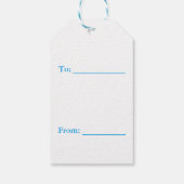 氷凍ってい結晶スノーフレーク・ギフトラベル ギフトタグ (裏面)