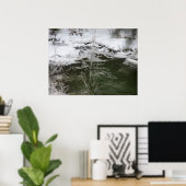 氷反射 ポスター (ホームオフィス)