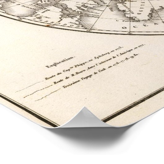 氷図ボレアル ポスター (角)