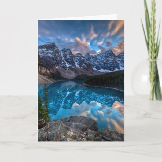 氷堆石で絵を描くこと カード (正面)