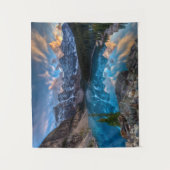 氷堆石で絵を描くこと タペストリー (正面)