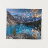 氷堆石で絵を描くこと タペストリー (正面(横))