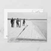 氷塊の収穫, 1906 ポストカード (正面/裏面)