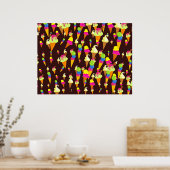 氷壁紙 ポスター (キッチン)