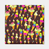 氷壁紙 マグネット (正面)