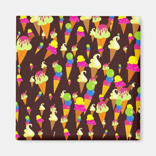 氷壁紙 マグネット (正面)