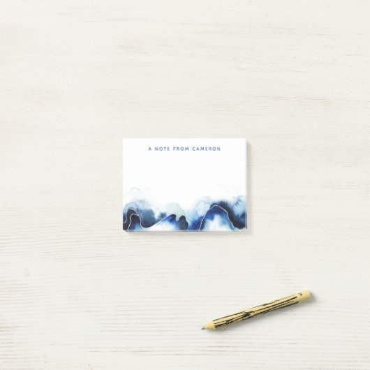 氷壊れ目 ポストイット (デスク上)