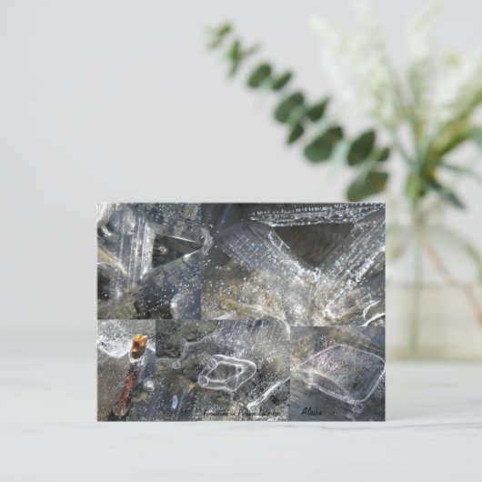 氷層はがき ポストカード (スタンド正面)