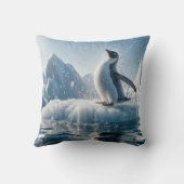 氷山に浮かぶハッピーペンギン クッション (裏面)