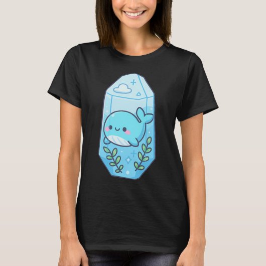 氷山のクジラ Tシャツ (正面)