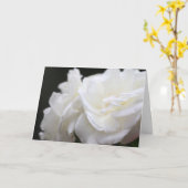 氷山のバラの悔やみや弔慰 カード (黄色い花)