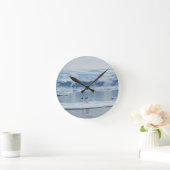 氷山のペンギン ラウンド壁時計 (ホーム)