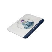 氷山の上に立つかわいいペンギン バスマット (アングル)