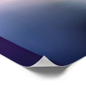 氷山の上のギンガーブレッド村 | AIアートポスター ポスター (角)