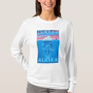 氷山の横断面-ジュノー、アラスカ Tシャツ