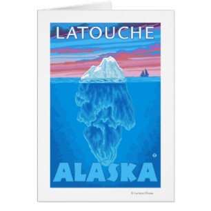 氷山の横断面- Latouche、アラスカ