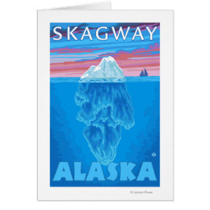 氷山の横断面- Skagway、アラスカ
