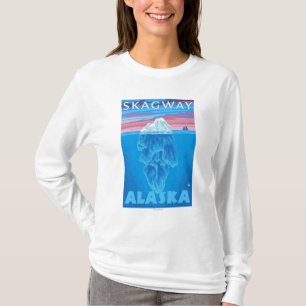 氷山の横断面- Skagway、アラスカ Tシャツ