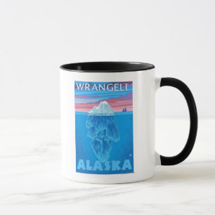 氷山の横断面- Wrangell、アラスカ マグカップ