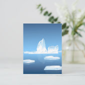 氷山の美しい ポストカード (スタンド正面)