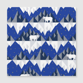 氷山シームレスパターン上の極熊。