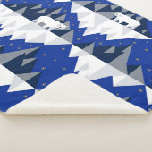 氷山シームレスパターン上の極熊。 シェルパブランケット (3/4)