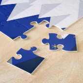 氷山シームレスパターン上の極熊。 ジグソーパズル (側面)