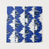 氷山シームレスパターン上の極熊。 タペストリー (正面(横))