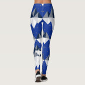 氷山シームレスパターン上の極熊。 レギンス (裏面)