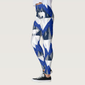 氷山シームレスパターン上の極熊。 レギンス (左)