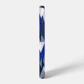 氷山シームレスパターン上の極熊。 iPhoneケース (左側面)