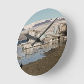 氷山層 ラウンド壁時計 (傾斜)