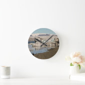 氷山層 ラウンド壁時計 (ホーム)