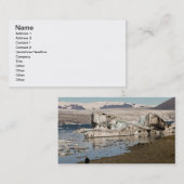 氷山層 名刺 (正面/裏面)