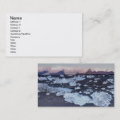 氷山層 名刺 (正面/裏面)