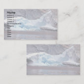 氷山、南極大陸 名刺 (正面/裏面)