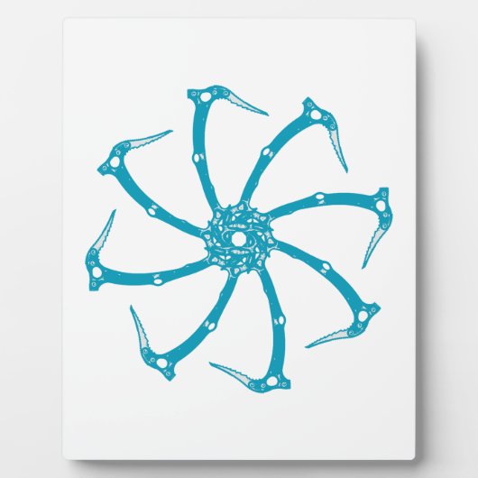 氷工具スピンドル フォトプラーク (正面)