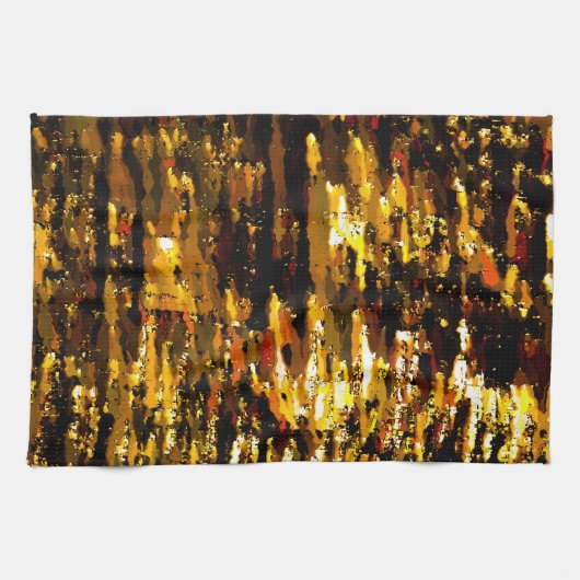 氷床下の曇り照明 キッチンタオル (横)